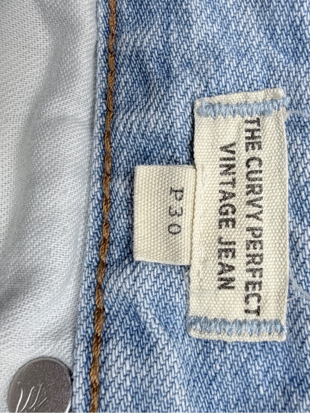 Madewell Light wash Curvy Perfect Vintage Jean - Picture 8 of 10